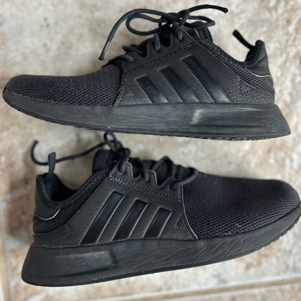 Adidas Boys Black Sneakers
